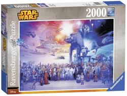 RAVENSBURGER Puzzle 2000 pièces : L'univers de la saga Star Wars