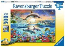 Ravensburger - Puzzle 300 p XXL - Le paradis des dauphins
