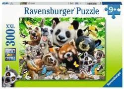 Ravensburger - Puzzle 300 p XXL - Le selfie des animaux sauvages