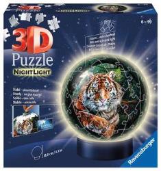 Ravensburger - Puzzle 3D Ball 72 p illuminé - Les grands félins