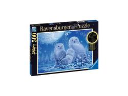 Ravensburger - Puzzle 500 p Star Line - Chouettes au clair de lune