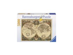 Ravensburger - Puzzle 5000 p - Mappemonde antique