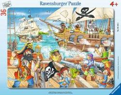 Ravensburger - Puzzle cadre 30-48 p - L'attaque des pirates