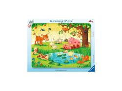Ravensburger - Puzzle cadre 30-48 p - Les petits animaux