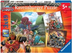 Ravensburger - Puzzles 3x49 p - Le Bien contre le Mal / Gormiti