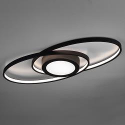 Reality Leuchten plafonnier LED Galaxy, dimmable, anthracite
