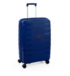 Valise trolley rigide medium Spirit extensible 4R 70 cm Bleu Roncato