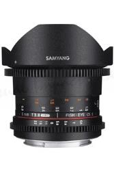 Objectif à Focale fixe Samyang 8mm f/T3.8 VDSLR fisheye II pour NIKON