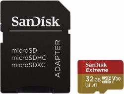 Carte Micro SD Sandisk Extreme microSDHC 32Go + SD adapteur
