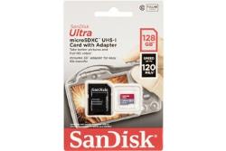 Carte microSDHC SanDisk microSDHC Ultra + Adapter Mobile SDSQUA4-128G-GN6MA 128 GB