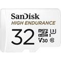 Carte microSDHC SanDisk High Endurance Monitoring SDSQQNR-032G-GN6IA 32 GB