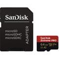 Carte microSDXC SanDisk Extreme Pro SDSQXCY-064G-GN6MA 64 GB