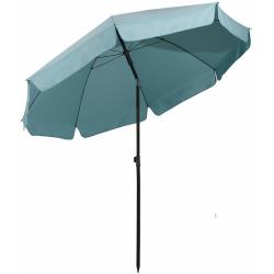 Parasol de Parasol de terrasse Rond  240 cm Protection solaire UV25+ Bleu - SEKEY