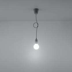 SOLLUX Suspension Brasil grise à une lampe