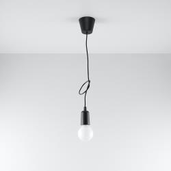 SOLLUX Suspension Brasil, noire, une lampe