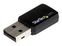 StarTech.com Mini adaptateur USB 2.0 réseau sans fil AC600 double bande - Clé USB WiFi 802.11ac 1T1R (USB433WA