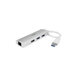 Startech Hub USB 3.0 portable à 3 ports avec Gigabit Ethernet
