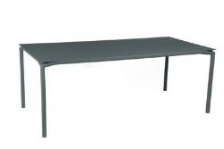 Table 195 x 95 cm Calvi FERMOB - GRIS ORAGE