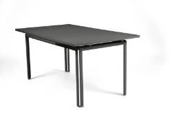 Table à allonge FERMOB Costa 160/240 x 90 cm - CARBONE
