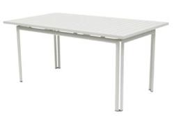 Table aluminium FERMOB Costa 160 x 80 cm - BLANC
