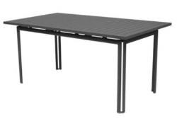 Table aluminium FERMOB Costa 160 x 80 cm - CARBONE