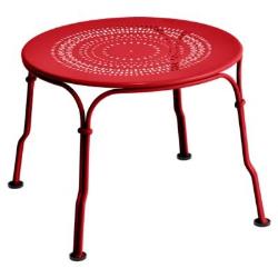 Table basse 1900 FERMOB - ROUGE COQUELICOT
