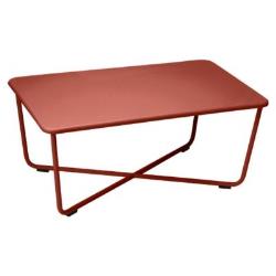 Table basse Croisette FERMOB - ROUGE OCRE