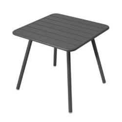 Table démontable FERMOB LUXEMBOURG 80 x 80 cm - CARBONE