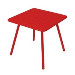 Table démontable FERMOB LUXEMBOURG 80 x 80 cm - COQUELICOT