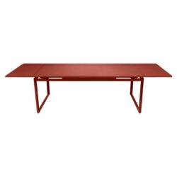 Table FERMOB Biarritz, 8/12 personnes - ROUGE OCRE