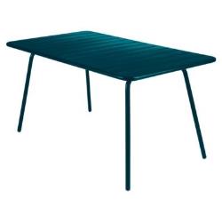 Table FERMOB Luxembourg, 4/6 personnes - BLEU ACAPULCO