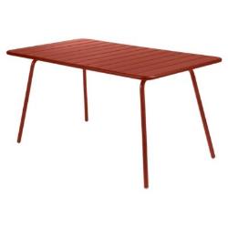 Table FERMOB Luxembourg, 4/6 personnes - ROUGE OCRE