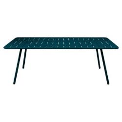 Table FERMOB Luxembourg, 6/8 personnes - BLEU ACAPULCO