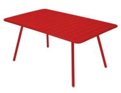 Table FERMOB Luxembourg Confort, 6/8 personnes - COQUELICOT