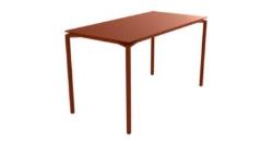 Table haute 160 x 80 cm Calvi FERMOB - OCRE ROUGE