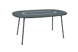 Table Lorette 160 x 90 cm FERMOB - GRIS ORAGE