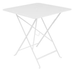 Table pliante carrée BISTRO 71 cm - 2/4 personnes - FERMOB - Blanc coton