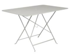 Table pliante rectangulaire BISTRO 117 x 77 cm - 4/6 personnes - FERMOB - GRIS ARGILE