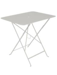 Table pliante rectangulaire BISTRO 77 x 57 cm - FERMOB - GRIS ARGILE