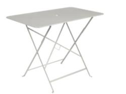 Table pliante rectangulaire BISTRO 97 x 57 cm - 2/4 personnes - FERMOB - GRIS ARGILE