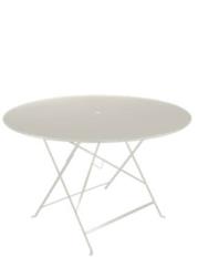 Table pliante ronde BISTRO 117 cm - 4/6 personnes - FERMOB - GRIS ARGILE