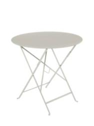 Table pliante ronde BISTRO 77 cm - 2/4 personnes - FERMOB - GRIS ARGILE
