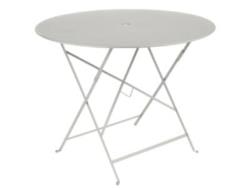 Table pliante ronde BISTRO 96 cm - 4/6 personnes - FERMOB - GRIS ARGILE