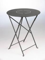 Table pliante ronde FERMOB FLOREAL 60 cm, coloris au choix - CARBONE