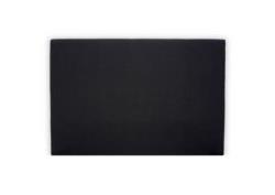 Tête de lit Droite REVANCE - toile tramee noir - 160 cm