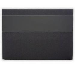 Tête de lit Oxford REVANCE - toile tramee gris - 160 cm