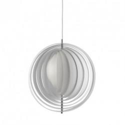 Verpan suspension design sphère moon d44,5 cm - blanc