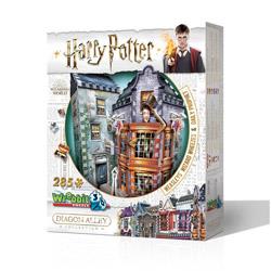 Wrebbit Harry Potter - Puzzle 3D Dac Weasley's Wizard Wheezes & Daily Prophet