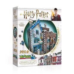 Wrebbit Harry Potter - Puzzle 3D Ollivander's Wand Shop & Scribbulus Writing Implements