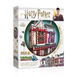 Wrebbit Harry Potter - Puzzle 3D Quidditch Supplies & Slug & Jiggers Apothecary